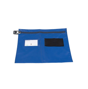 Versapak Flat Document Wallet - Wide Opening VCF1 Button Blue